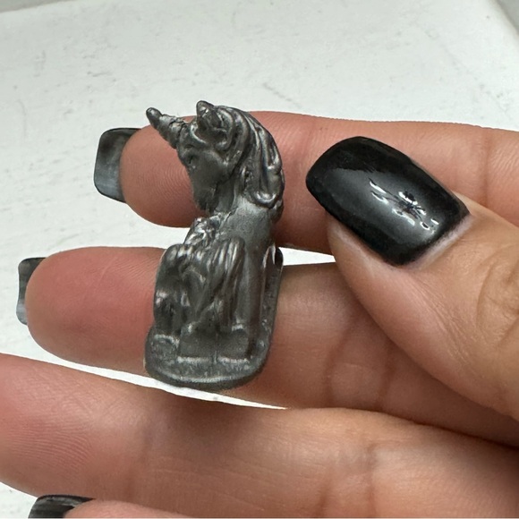 Vintage Cuteri Pewter Unicorn with Baby Vintage - Picture 2 of 7